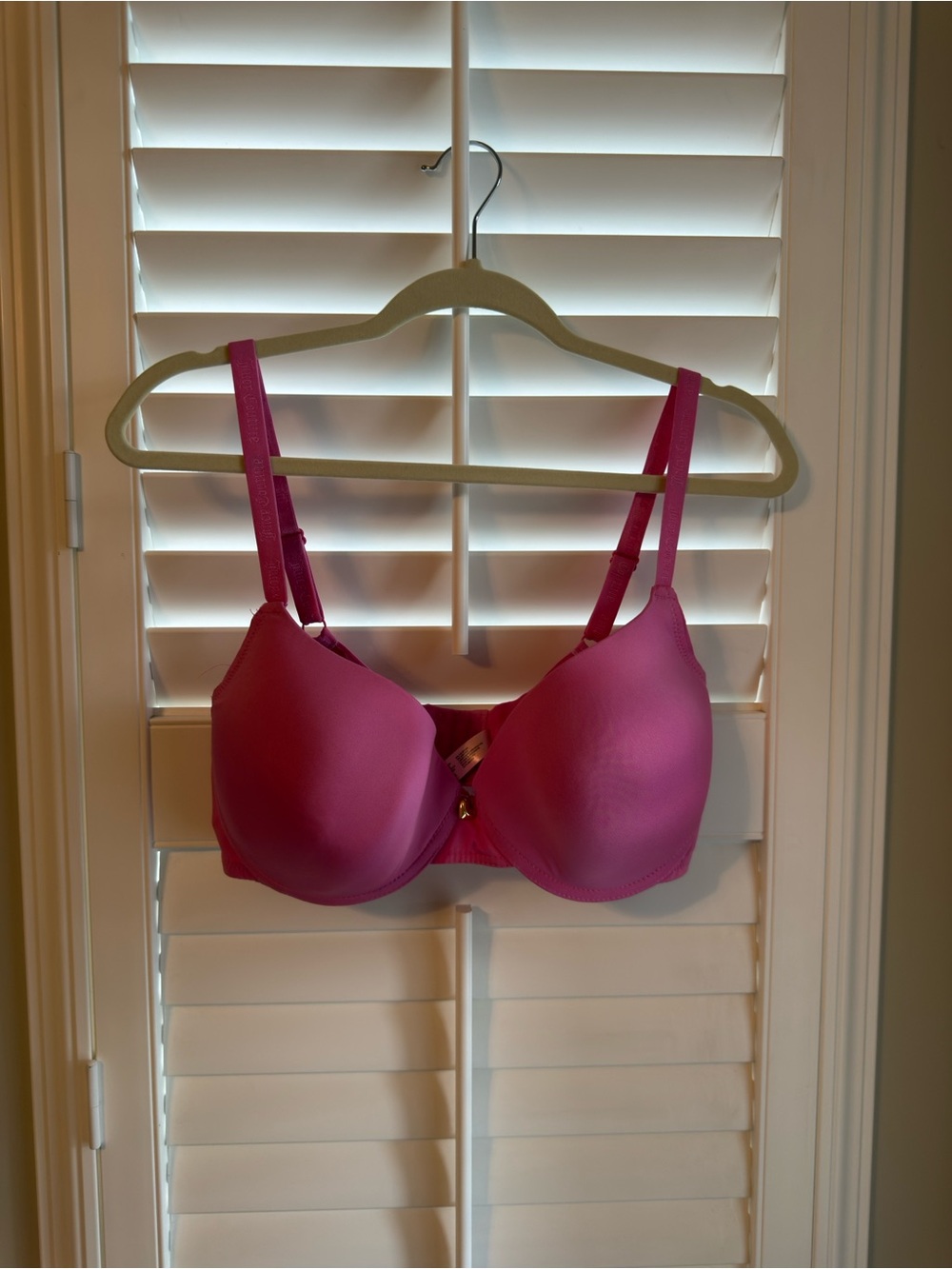 Juicy Couture Pink Smooth Molded T-Shirt Bra